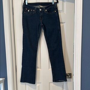 True Religion Blue Straight Leg Jeans